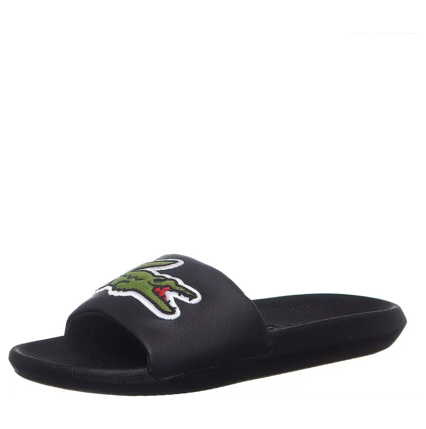 Lacoste Croco Slide Black / Green (38CMA0073-1B4) (2)