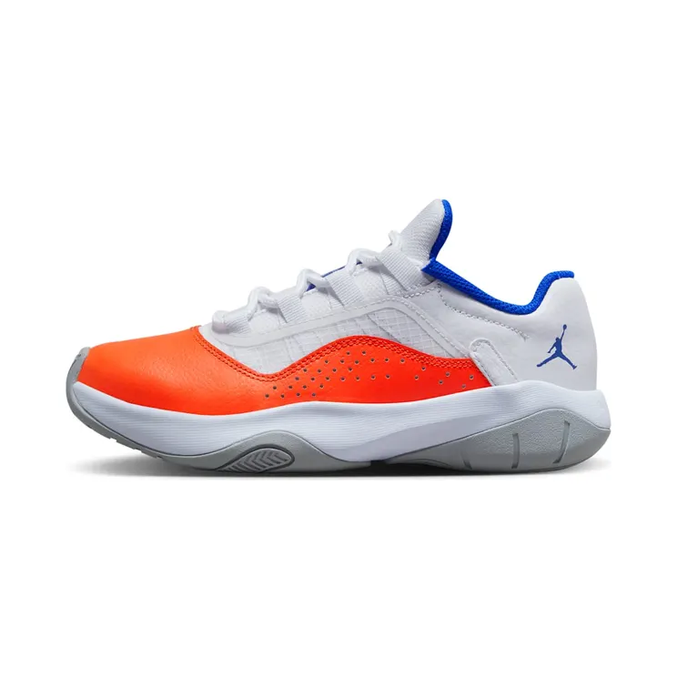 Jordan 11 CMFT Low GS “White Safety Orange Hyper Royal” (CZ0907-108)