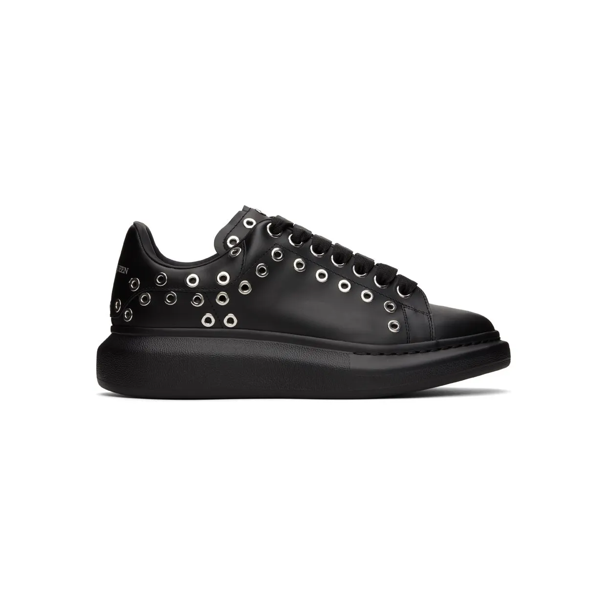 Alexander McQueen Black Larry 1081 BLACK/SILVER (730079WHQYW)