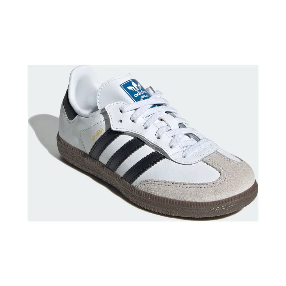 Adidas Samba OG Comfort Closure with Elastische Veters Kids Cloud White / Core Black / Gum (JQ6391)