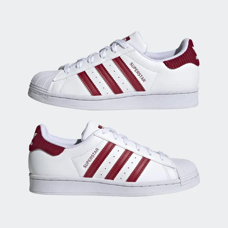 Adidas Superstar Cloud White / Team Colleg Burgundy / Cloud White (GY3333)