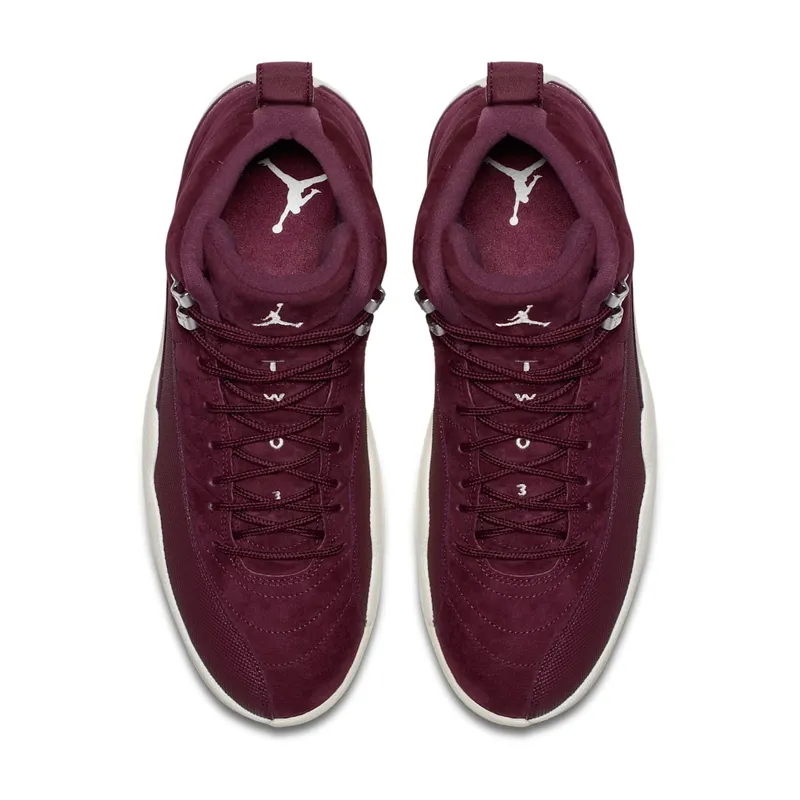 Jordan 12 Retro Bordeaux Bordeaux/Sail-Metallic Silver (130690-617)