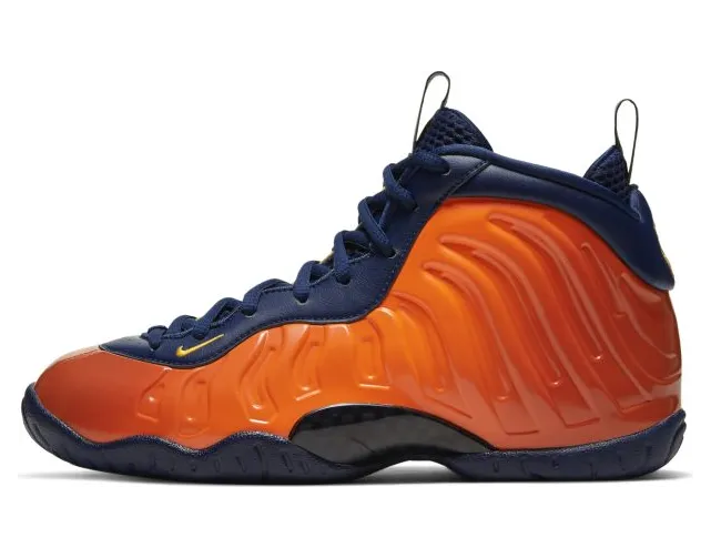 Nike Air Foamposite One GS ‘Rugged Orange’ Blue Void/Rugged Orange/Blue Void/University Gold (644791-407)