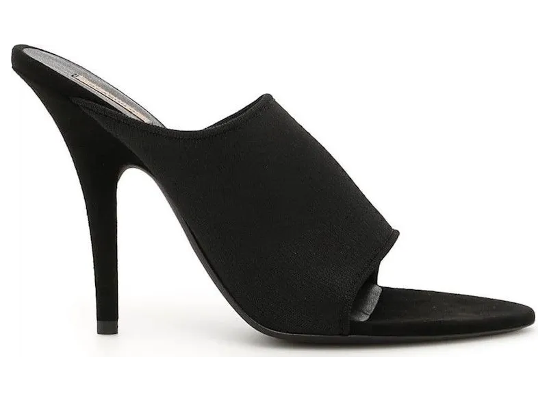 Yeezy Mule Sandal Knit 110MM Black Season 6 (KW5116-006)