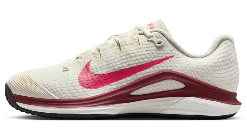 Nike Court Air Zoom Vapor 12 Clay Pale Ivory Sail Team Red Rush Pink (HQ6027-104)