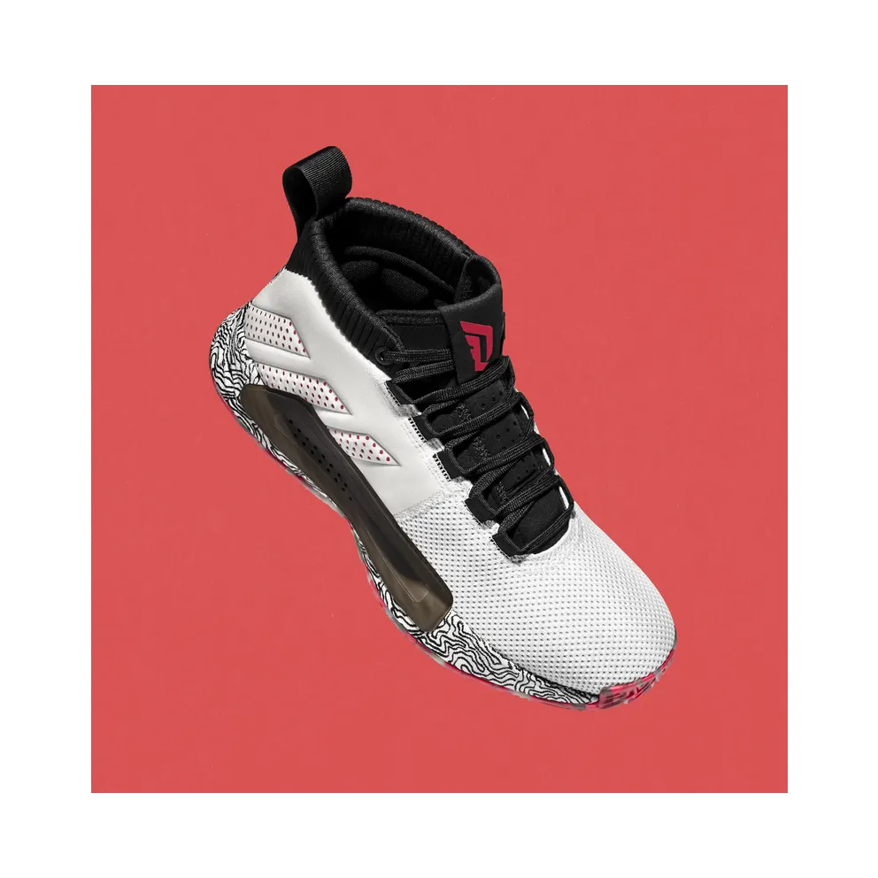 adidas Dame 5 Home White/Black/Red (F36561)