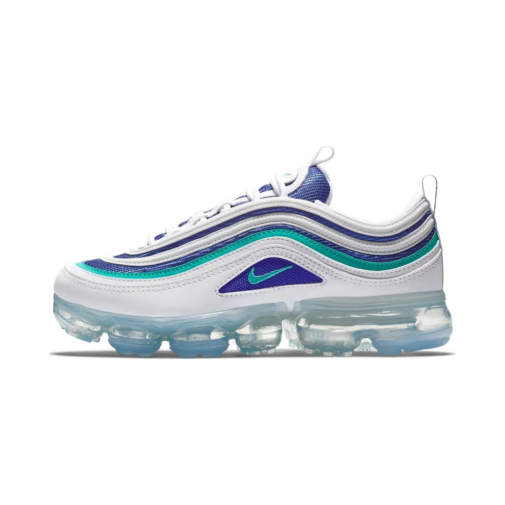 Nike Air VaporMax 97 White Indigo Burst Hyper Jade (GS)