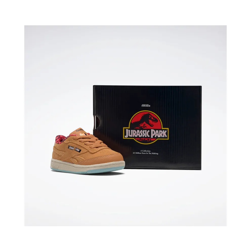 Reebok Jurassic Park Club C 85 Rich Ochre / Diffused Blue / Stadium Red (GZ0538)
