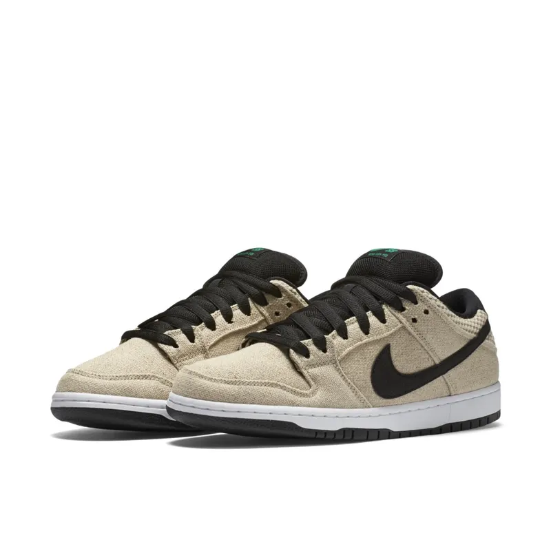 Nike Dunk SB Low 420 Bamboo/White-Challenge Red-Black (313170-206)