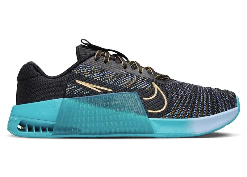 Nike Metcon 9 AMP Black Dusty Cactus Psychic Blue (HF1395-001)