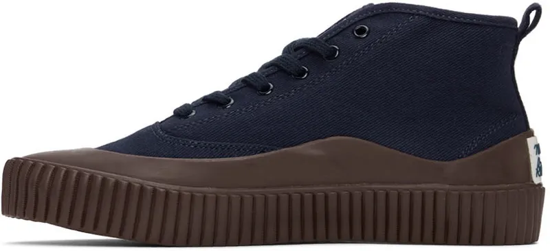Maison Kitsuné Navy Bold Sole Sneakers (HU04736WW0042)