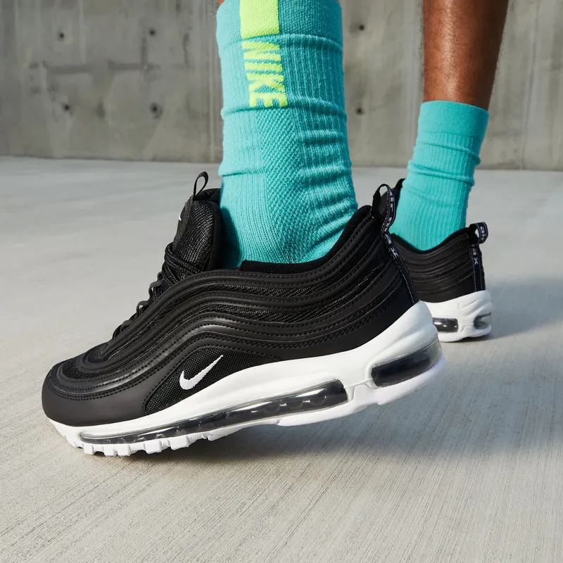 Nike Air Max 97 Black/White White Swoosh (921826-001)