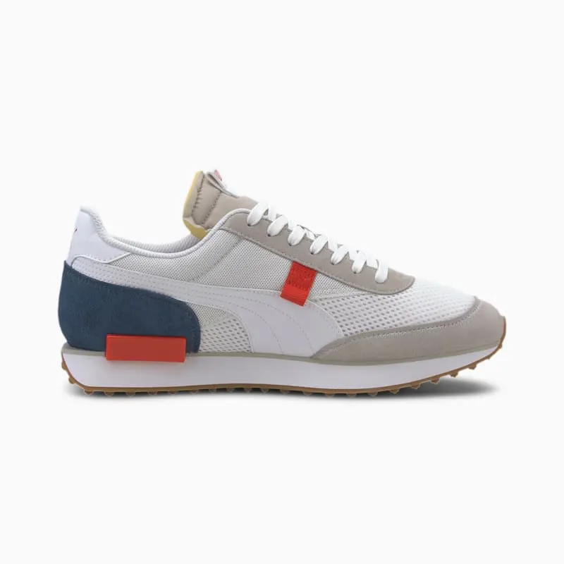 Puma Future Rider Stream On Gray Violet / Puma White / Dark Denim (371530-02)