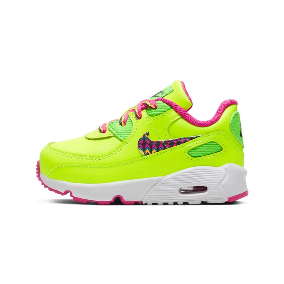Nike Air Max 90 Volt Fire Pink Green Strike (TD)