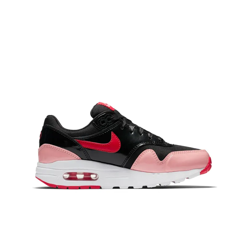 Nike Air Max 1 Valentine’s Day 2018 (GS) Black/Speed Red-Bleached Coral (AO1026-001)