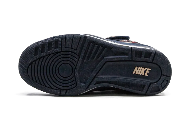 Nike AIR REVOLUTION SKY HI LIB QS “AMORY NAVY/ VACHETTA TAN” (632181-402)