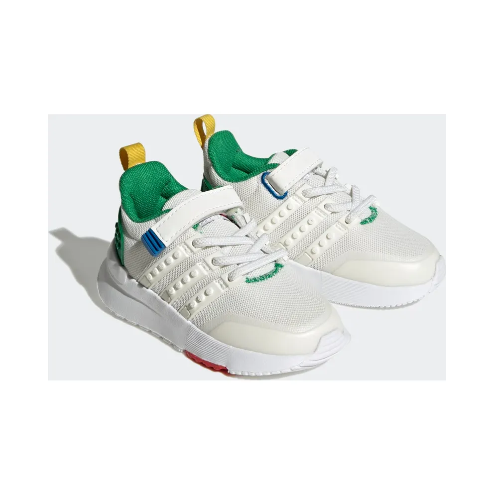 Adidas adidas x LEGO® Racer TR21 Elastic Lace and Top Strap Core White / Core White / Green (HQ1320)