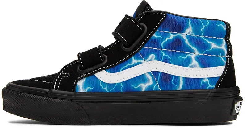 Vans Kids Black & Blue Sk8-Mid Reissue Little Kids (VN0A38HHY61)