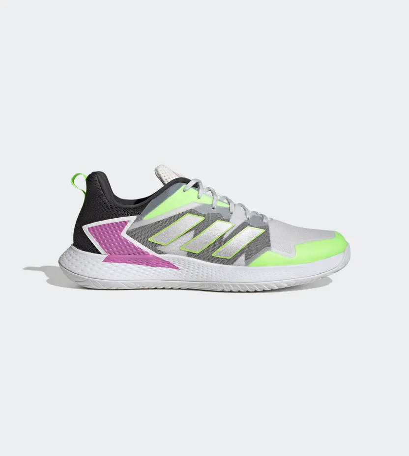 adidas Defiant Speed Tennisschoenen Crystal White / Silver Metallic / Carbon (GV9519)