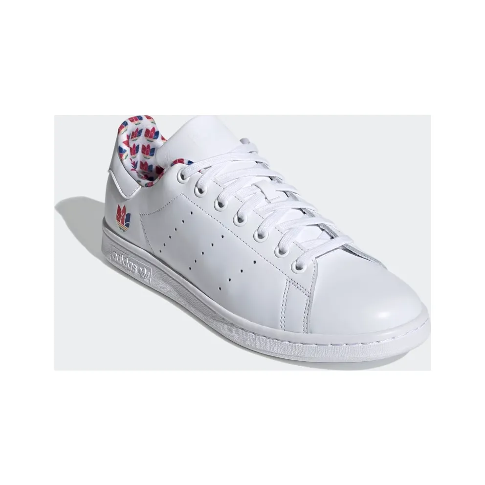 Adidas Stan Smith ‘Colorful Trefoil’ Cloud White/Cloud White/Scarlet (FY2839)
