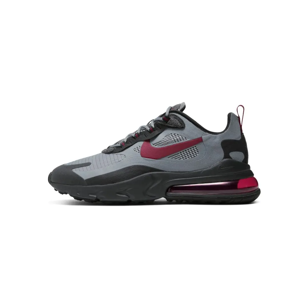 Nike Air Max 270 React Cool Grey Black/Cool Grey/Noble Red (CT3135-001)