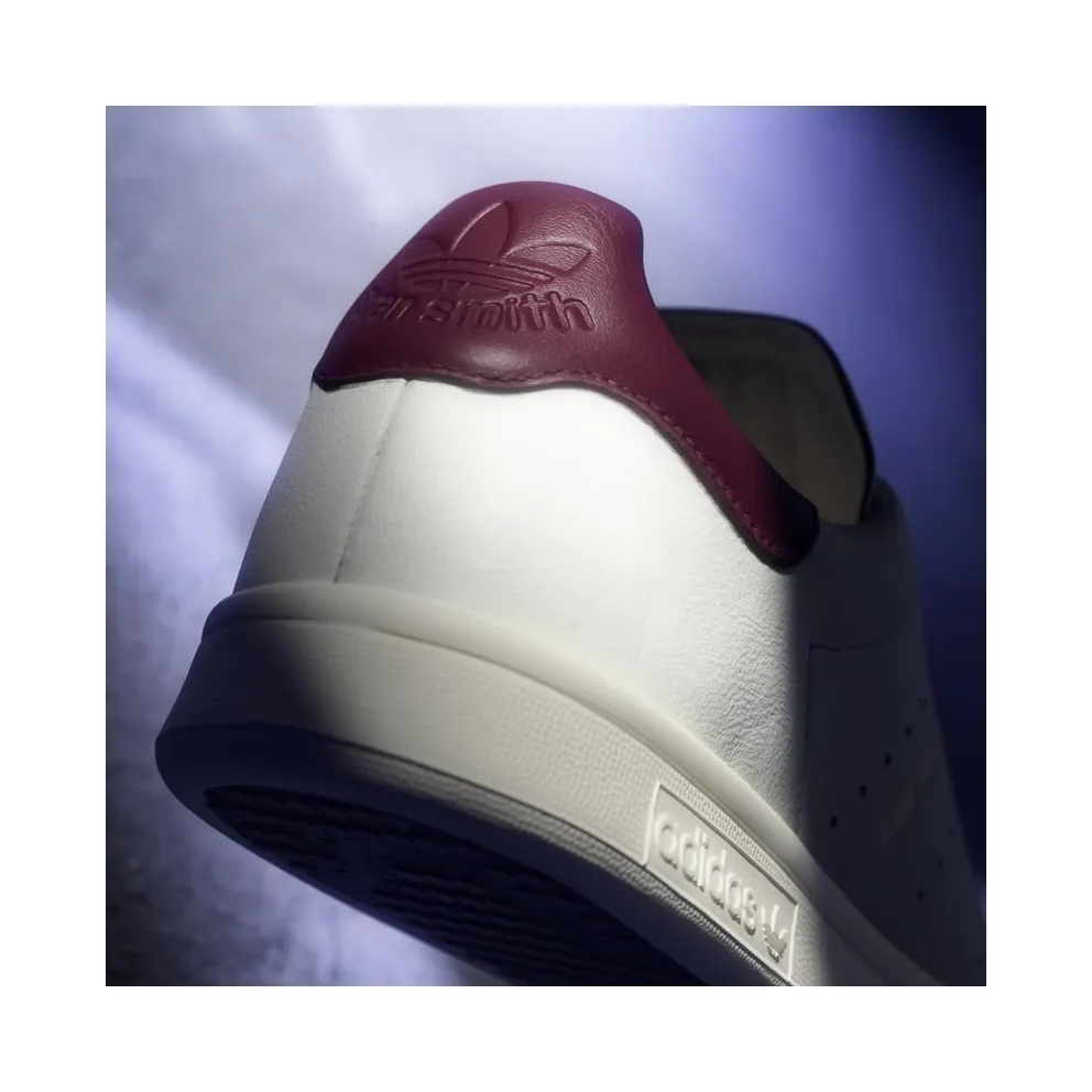 adidas Stan Smith Lux Off White / Cream White / Collegiate Burgundy (HQ6786)
