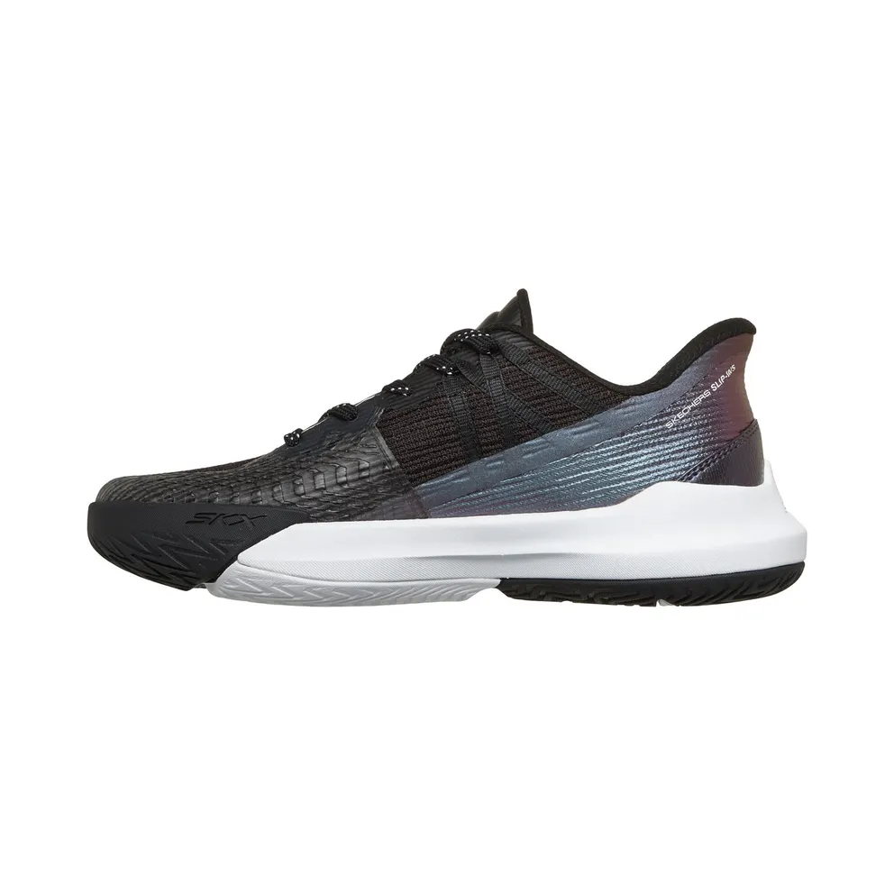Skechers Slip-ins: Tennis Baseline Bully “Pickleball Sneaker Black” (172115BKMT)