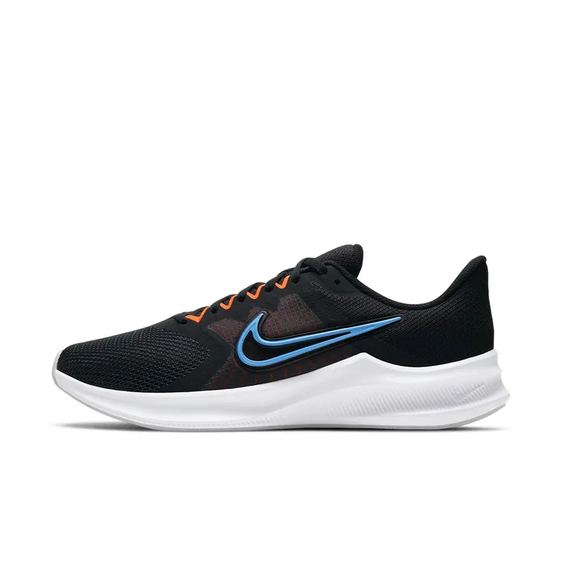 Nike Downshifter 11 “Black / Total Orange / Dark Smoke Grey / Coast” (CW3411-001)