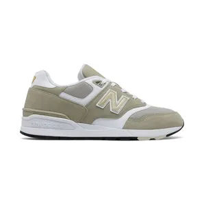 New Balance 597 Classic Khaki/White-Gold