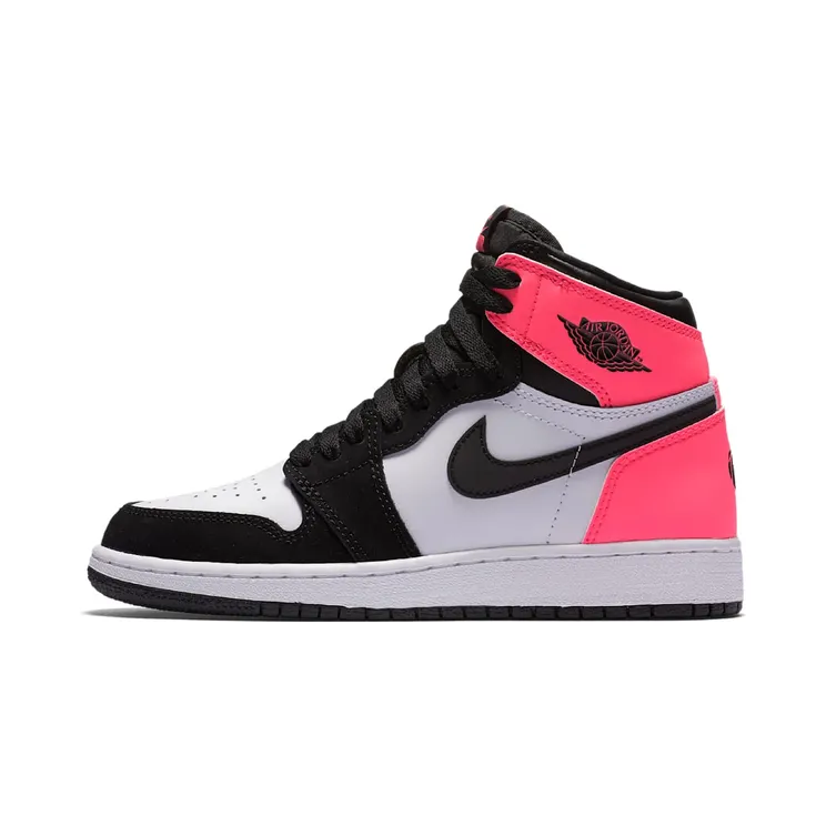 Jordan 1 Retro Valentine’s Day 2017 (GS) “Black / Hyper Pink / White” (881426-009)