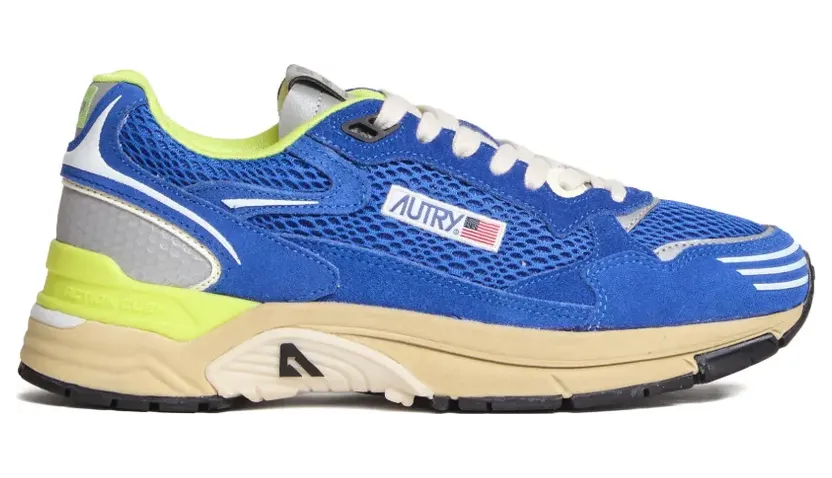 Autry Hyperway sneakers met logodetail – Blauw (HYLMHU03)