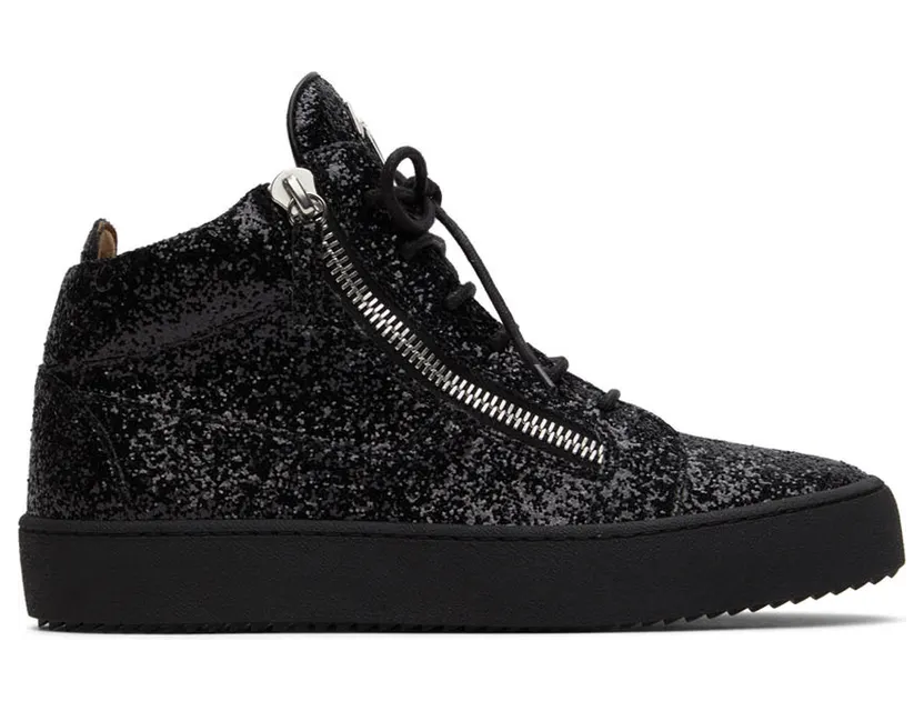 Giuseppe Zanotti Black Kriss High-Top Sneakers (RU10006-89523)