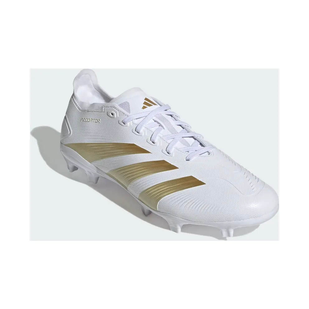 Adidas Predator League FG “Cloud White Gold Metallic Sandy Beige Met” (IF6346)