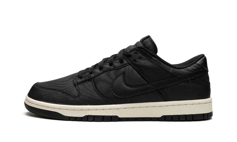 Nike Dunk Low Retro PRM “Black Canvas” (DV7211-001)