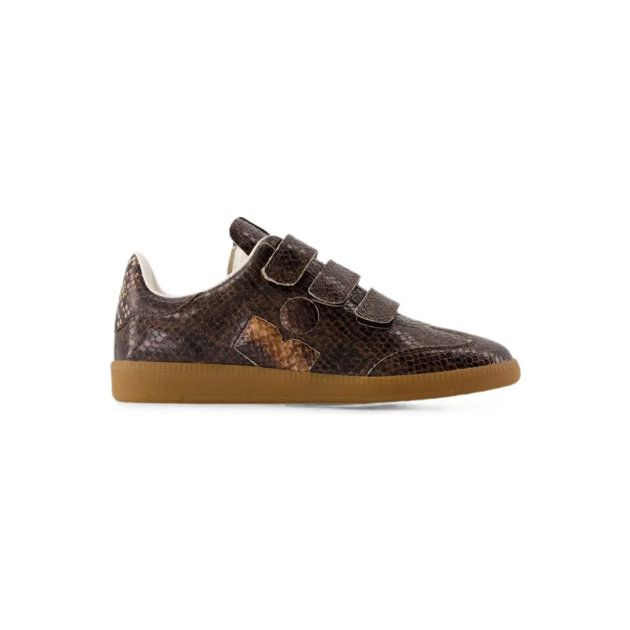 Isabel Marant Beth snakeskin-effect touch-strap “Brown” (BK0013FAD3E10SMACT)