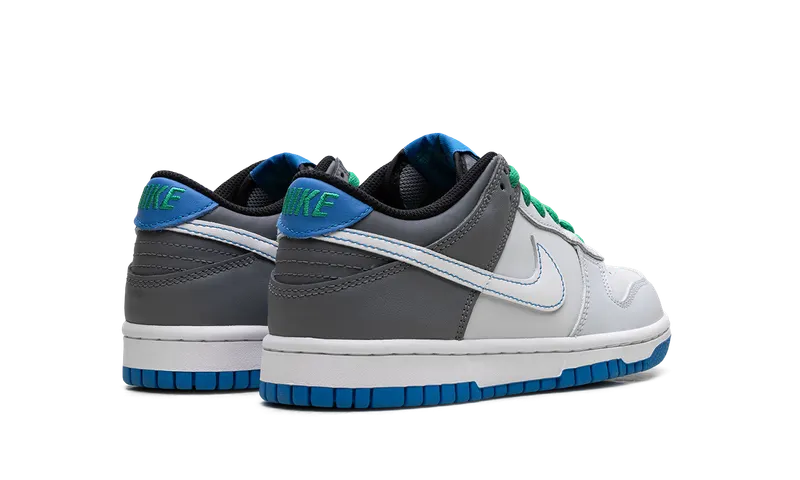 Nike DUNK LOW Grade School “PURE PLATINUM PHOTO BLUE” (DH9765-004)