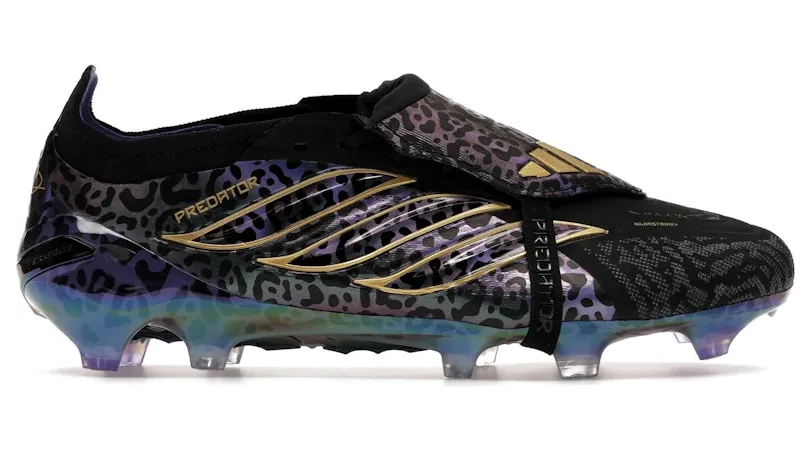 adidas Predator Elite Fold-Over Tongue FG Kaka Core Black Gold Metallic (JR4433)