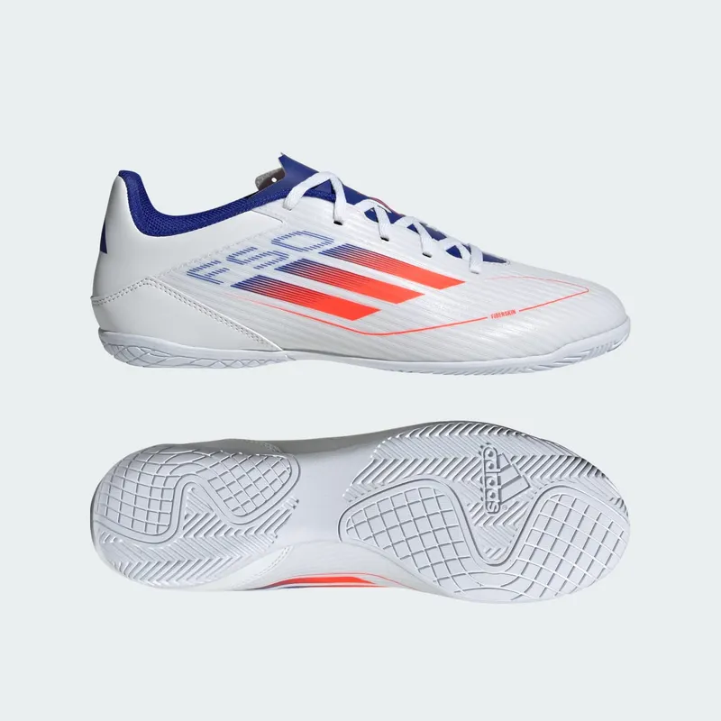 adidas F50 Club Indoor Cloud White Solar Red Lucid Blue (IF1345)