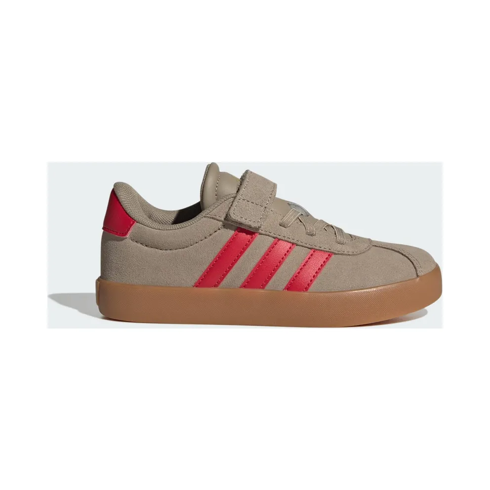Adidas VL Court 3.0 Blanch Cargo / Pure Ruby / Gold Metallic (IH3961)