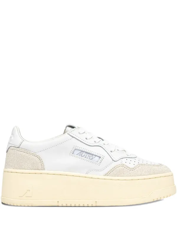 Autry Low-top leren with plateauzool – White (PTLWPK01)