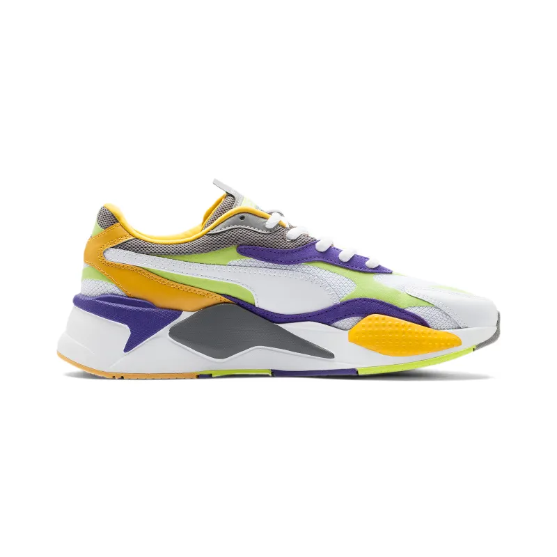 Puma RS-X3 Level Up White Puma White/Lime Punch (373169-01)