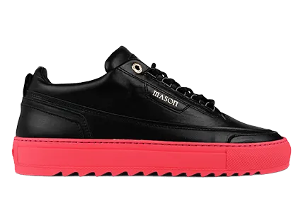 Mason Garments Firenze Suede Black/Fluo Pink Schwarz (FW20-7B)