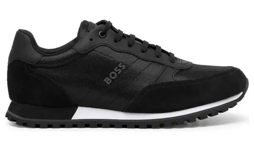BOSS Sneakers van imitatieleer met logo afwerking – Zwart (50498133)