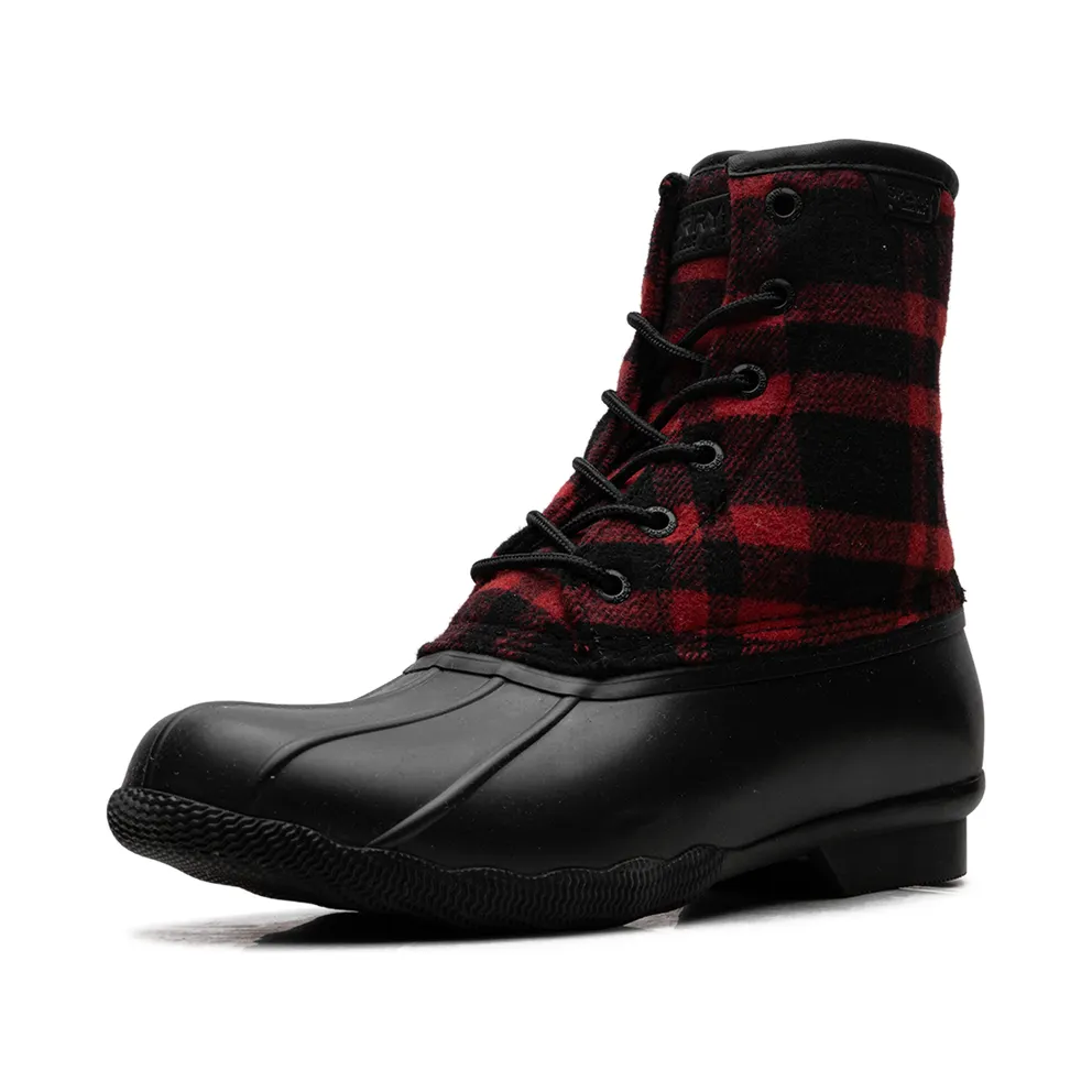 Sperry Saltwater Duck Boot “Black/Red” (STS23075)