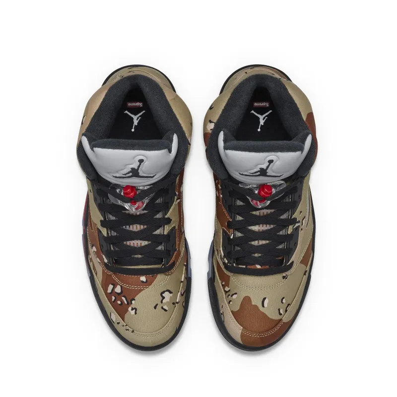 Air Jordan x Supreme Nike AJ V 5 Retro Desert Camo (824371-201)