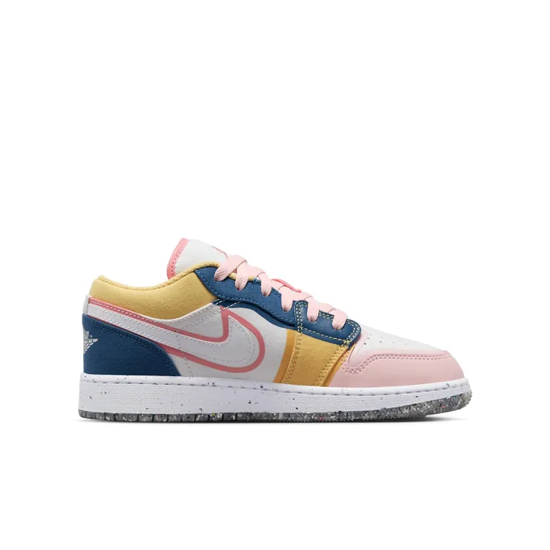 Air Jordan 1 Low SE GS “Multicolor Canvas” (DV1323-100)
