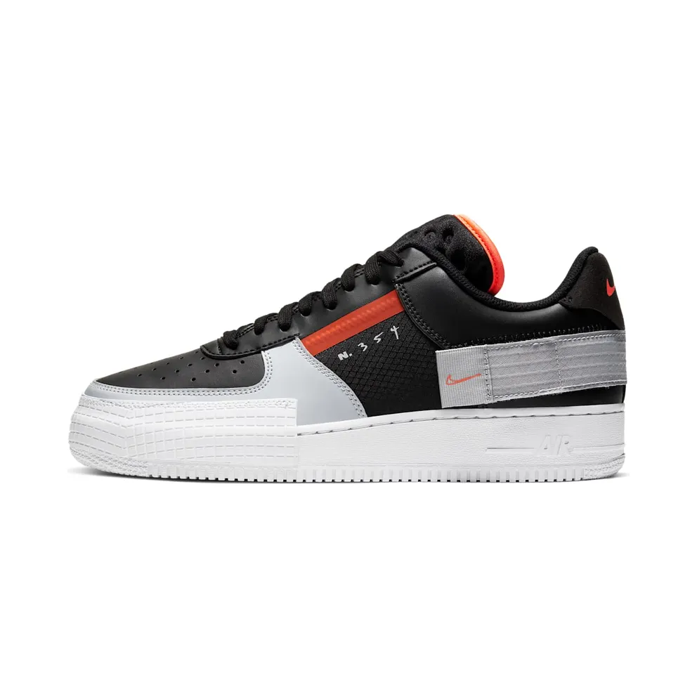 Nike Air Force 1 Type Black Hyper Crimson (CQ2344-001)