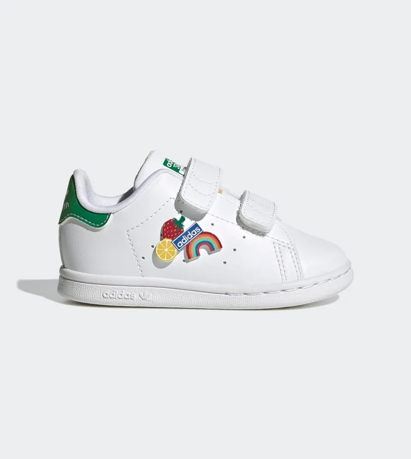 adidas Stan Smith Cloud White / Green / Pulse Amber (GW8161)