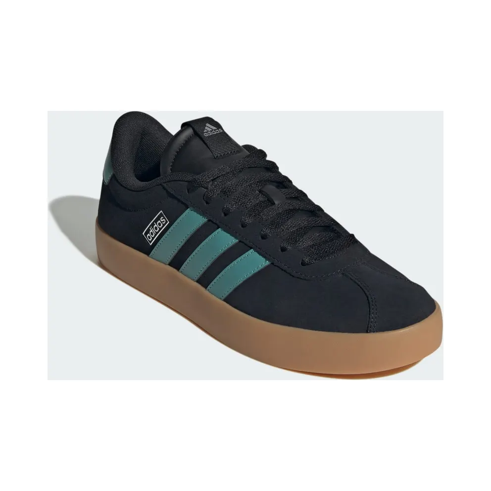 Adidas VL Court 3.0 Core Black / Powder Teal / Silver Metallic (JR8653)