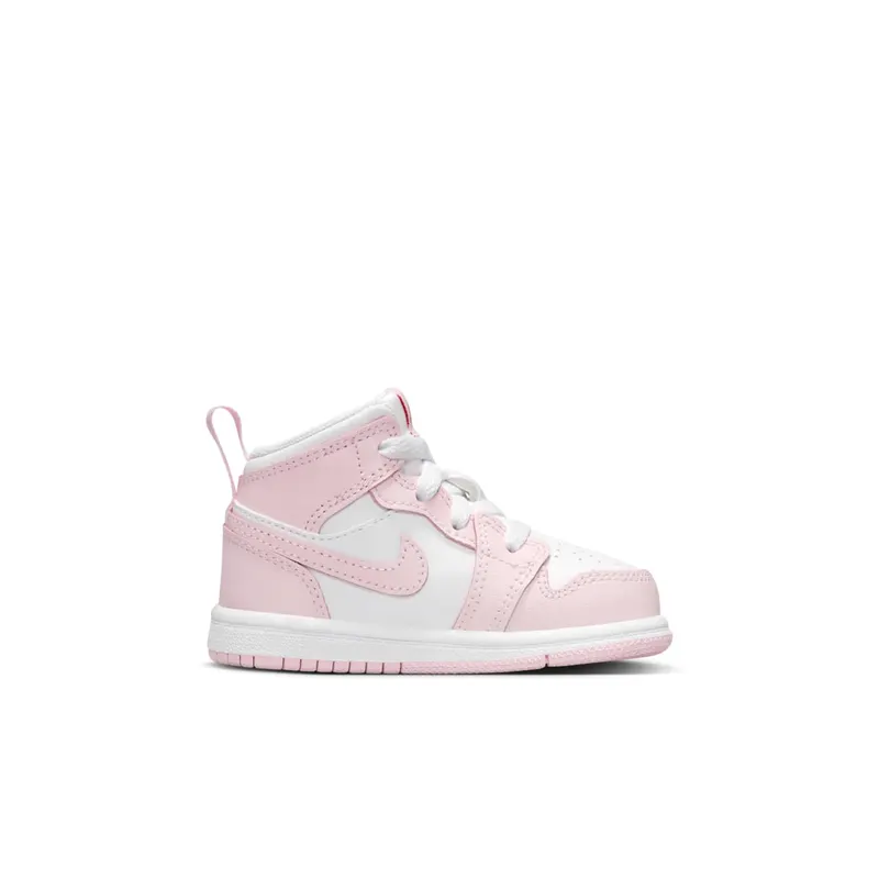Jordan 1 Mid Pink Foam Fire Red (DQ8425-608)